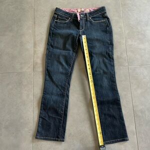 Sarah cropped stretch high-rise straight-leg jeans
Size24
Like new
